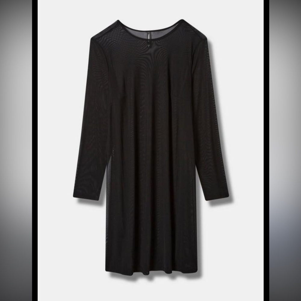 Torrid Black Mesh Dress